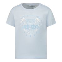 Picture of Kenzo K95076 baby shirt light blue