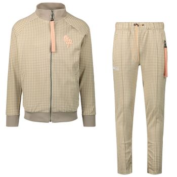 Off The Pitch OTP8070201410 heren joggingpak zand Afbeelding van Off The Pitch OTP8070201410 heren joggingpak zand
