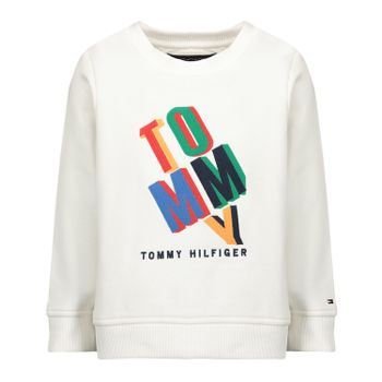 Tommy Hilfiger KB0KB05803B baby trui wit Afbeelding van Tommy Hilfiger KB0KB05803B baby trui wit