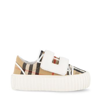 Burberry 8049401 kindersneakers beige Afbeelding van Burberry 8049401 kindersneakers beige