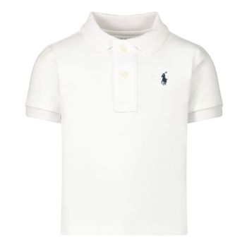 Ralph Lauren 320570127 baby polo wit Afbeelding van Ralph Lauren 320570127 baby polo wit