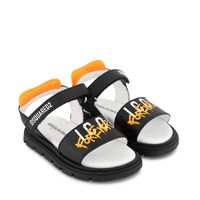 Picture of Dsquared2 70852 kids sandals fluoro orange