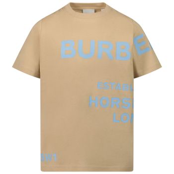 Burberry 8047555 kinder t-shirt beige Afbeelding van Burberry 8047555 kinder t-shirt beige