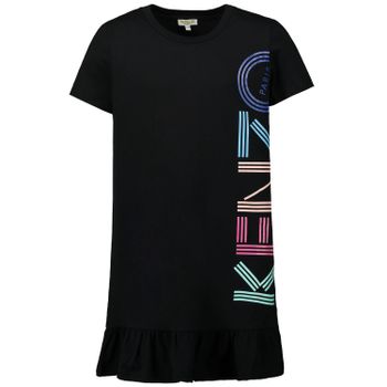 Kenzo 30198 kinderjurk zwart Afbeelding van Kenzo 30198 kinderjurk zwart