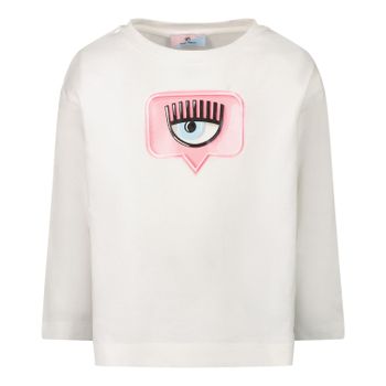 Chiara Ferragni 518600 Kindershirt Weiß Bild von Chiara Ferragni 518600 Kindershirt Weiß