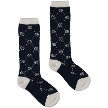 Gucci 503509 kindersokken navy Afbeelding van Gucci 503509 kindersokken navy