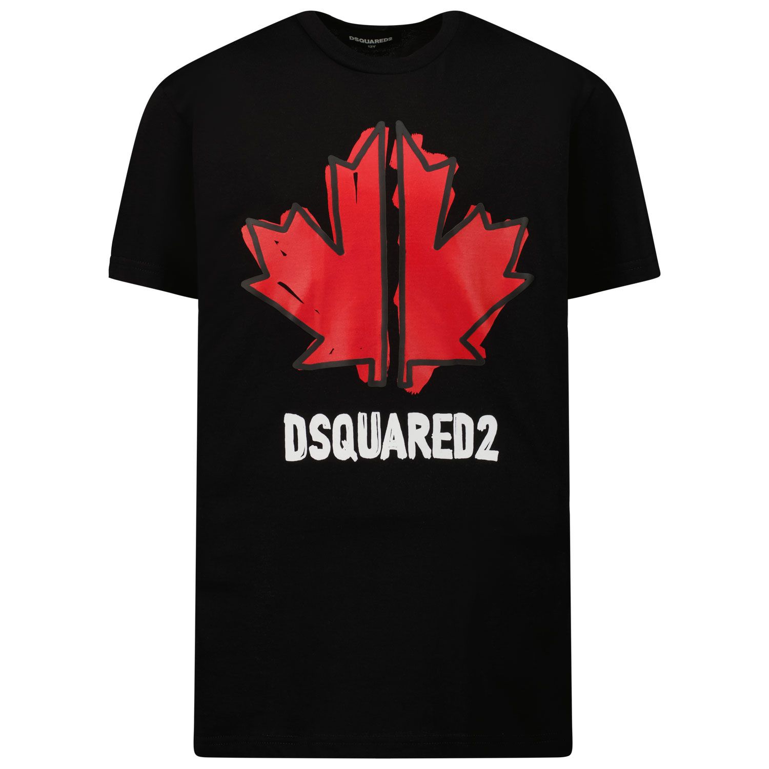 Picture of Dsquared2 DQ0680 kids t-shirt black