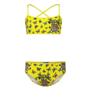 Moschino HDL00E kinder zwemkleding geel Afbeelding van Moschino HDL00E kinder zwemkleding geel