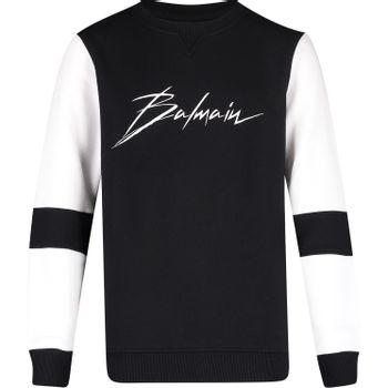 Balmain 6K4550 kindertrui zwart/wit Afbeelding van Balmain 6K4550 kindertrui zwart/wit
