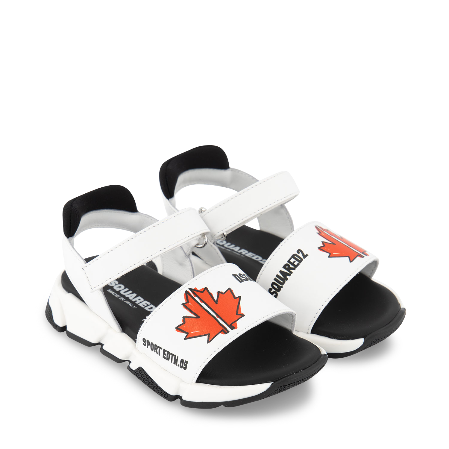 Picture of Dsquared2 70633 kids sandals white
