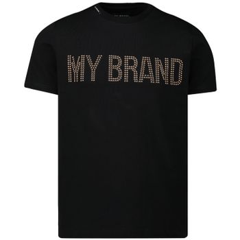 My Brand 1X20001A0003 heren t-shirt zwart Afbeelding van My Brand 1X20001A0003 heren t-shirt zwart