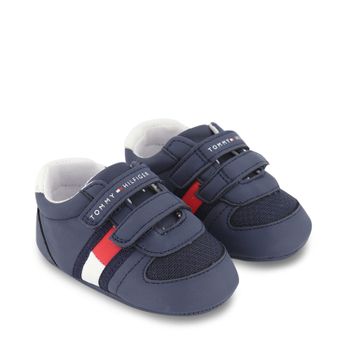 Tommy Hilfiger 30191 babysneakers navy/wit Afbeelding van Tommy Hilfiger 30191 babysneakers navy/wit