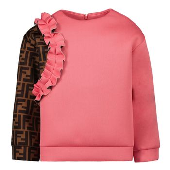 Afbeelding van Fendi BFH060 A8LG baby trui fuchsia