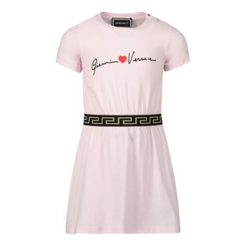 Versace YA000142 babyjurkje licht roze Afbeelding van Versace YA000142 babyjurkje licht roze
