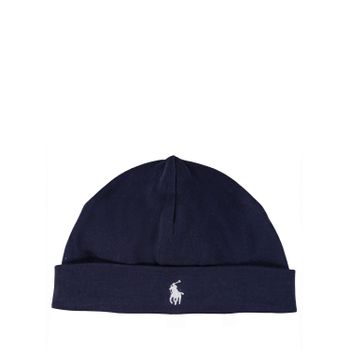 Ralph Lauren 320552454 babymutsje navy Afbeelding van Ralph Lauren 320552454 babymutsje navy