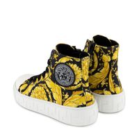 Picture of Versace 1002704 1A02619 kids sneakers black
