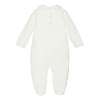 Picture of La Perla 48017 baby playsuit off white