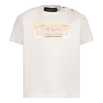 Versace YB000178 Baby-T-Shirt Creme Bild von Versace YB000178 Baby-T-Shirt Creme