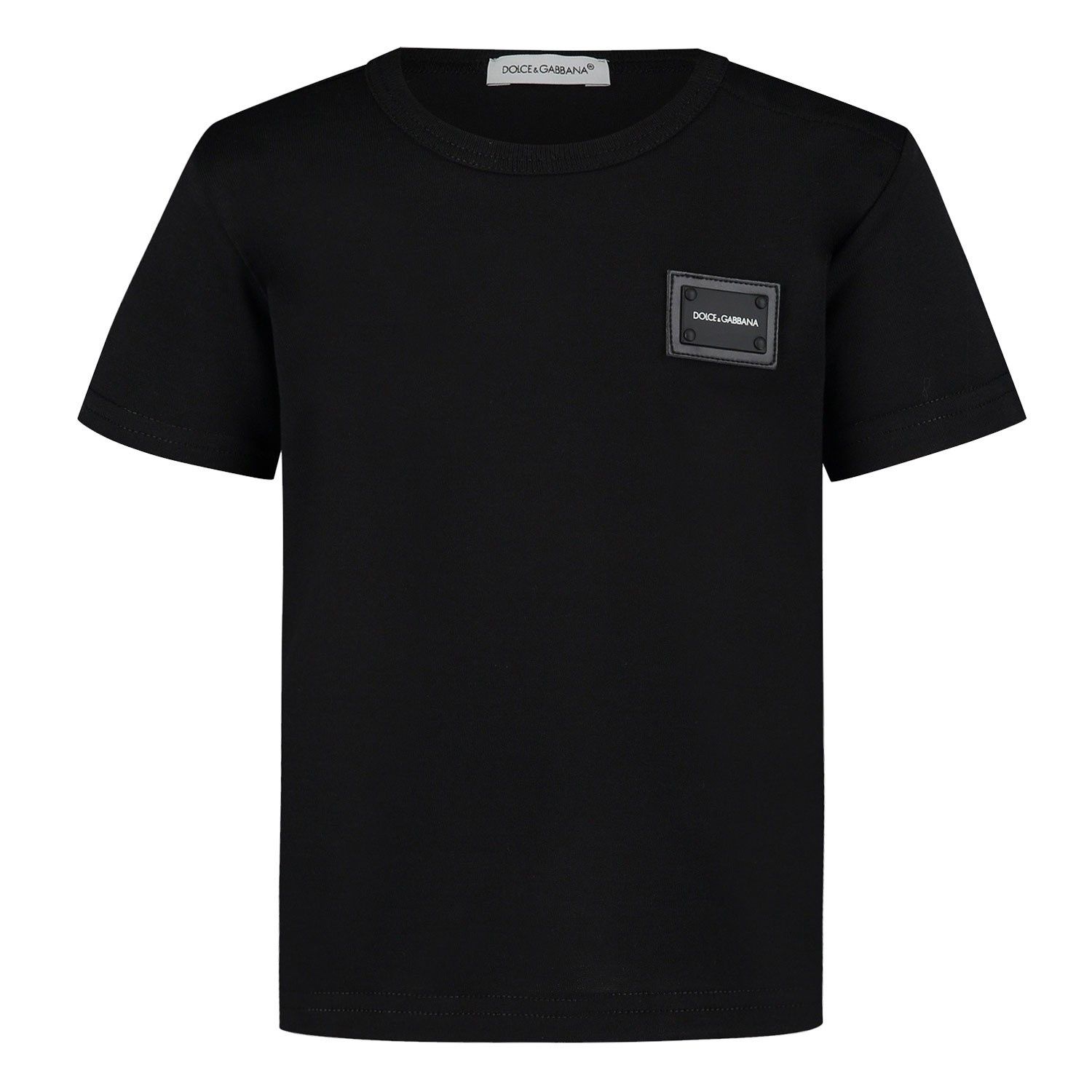 Afbeelding van Dolce & Gabbana L1JT7T G7OLK baby t-shirt zwart