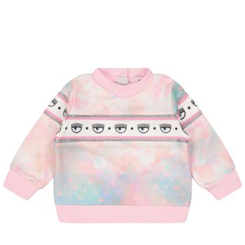 Chiara Ferragni 530608 baby trui licht roze Afbeelding van Chiara Ferragni 530608 baby trui licht roze