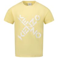 Afbeelding van Kenzo K15498 kinder t-shirt geel