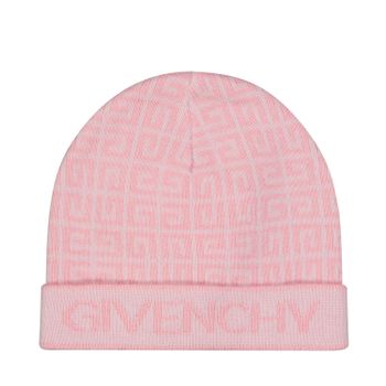 Givenchy H01044 babymutsje licht roze Afbeelding van Givenchy H01044 babymutsje licht roze