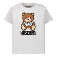 Afbeelding van Moschino MUM02X baby t-shirt wit