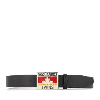 Dsquared2 DQ03X9 kinderriem zwart Afbeelding van Dsquared2 DQ03X9 kinderriem zwart