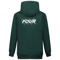 Picture of Four HOODIE CIRCLES kids sweater dark green