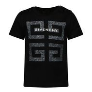 Afbeelding van Givenchy H05205 baby t-shirt zwart