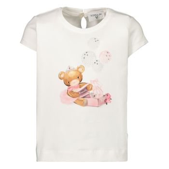 MonnaLisa 396601S8 baby t-shirt off white Afbeelding van MonnaLisa 396601S8 baby t-shirt off white