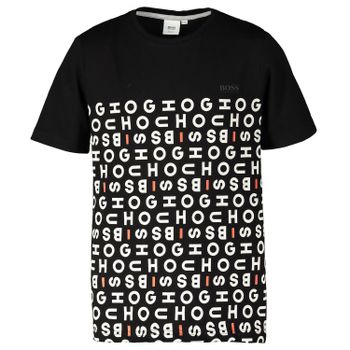 Boss J25E74 Kindershirt Schwarz Bild von Boss J25E74 Kindershirt Schwarz