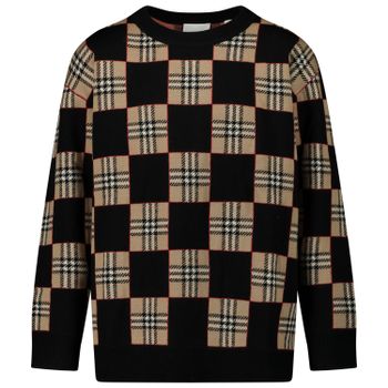 Burberry 8032515 kindertrui beige Afbeelding van Burberry 8032515 kindertrui beige
