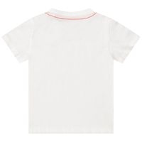 Picture of Guess N73I55 K8HM0 baby shirt white