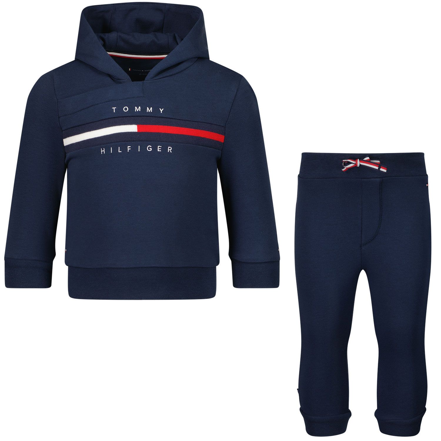 Picture of Tommy Hilfiger KN0KN01389 baby sweatsuit navy
