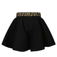 Picture of Versace 1000065 1A01363 baby shorts black