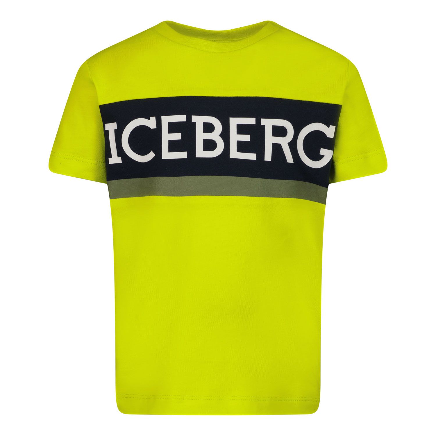 Picture of Iceberg TSICE0123BB baby shirt lime