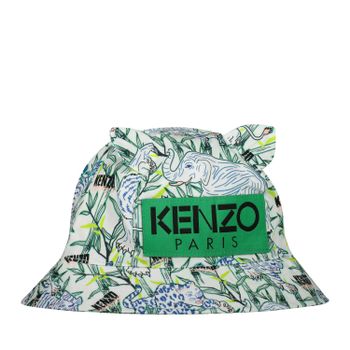Kenzo 90507 baby hoedje wit Afbeelding van Kenzo 90507 baby hoedje wit