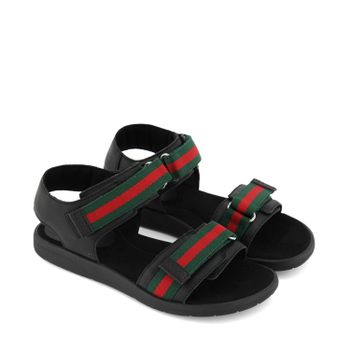 Gucci 257761 kindersandalen zwart Afbeelding van Gucci 257761 kindersandalen zwart
