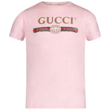 Gucci 503628 Kindershirt Hellrosa Bild von Gucci 503628 Kindershirt Hellrosa