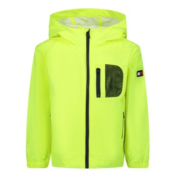 Tommy Hilfiger KB0KB05589B babyjas fluor geel Afbeelding van Tommy Hilfiger KB0KB05589B babyjas fluor geel
