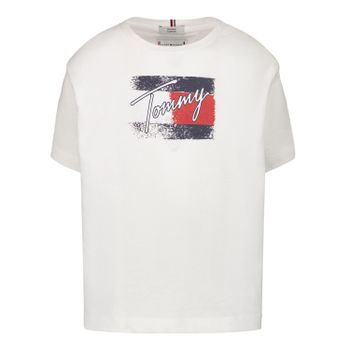 Tommy Hilfiger KG0KG05909B baby t-shirt wit Afbeelding van Tommy Hilfiger KG0KG05909B baby t-shirt wit
