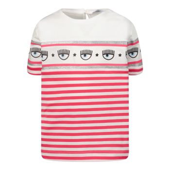 Chiara Ferragni 539601S baby t-shirt fuchsia Afbeelding van Chiara Ferragni 539601S baby t-shirt fuchsia