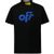 Off-White OBAA002S22JER004 kinder t-shirt zwart/blauw