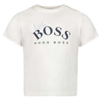 Boss J95304 baby t-shirt wit Afbeelding van Boss J95304 baby t-shirt wit