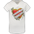 Zadig & Voltaire X15329 kinder t-shirt wit