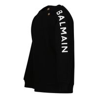 Picture of Balmain 6Q4A90 baby sweater black