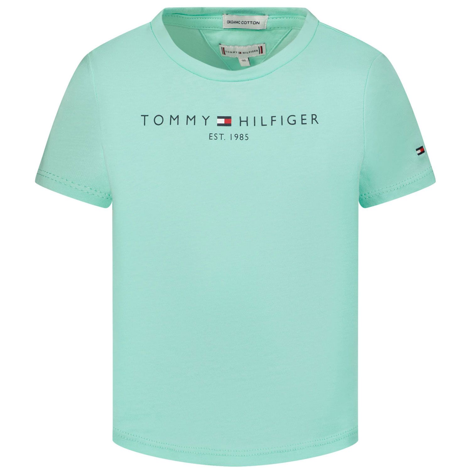 Picture of Tommy Hilfiger KG0KG05242 kids t-shirt mint