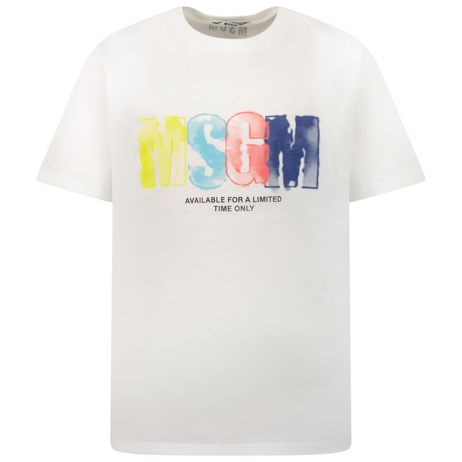 Picture of MSGM 28982 kids t-shirt white