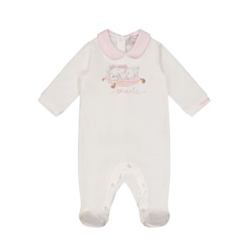 MonnaLisa 350202 Babystrampelanzug Creme Bild von MonnaLisa 350202 Babystrampelanzug Creme